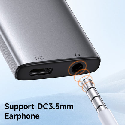 Adattatore Audio USB-C - USB-C / 3.5mm McDodo CA-5050 Wales, Grigio