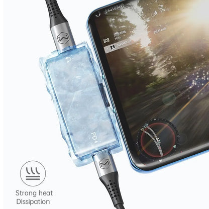 Adattatore Audio USB-C - USB-C / USB-C McDodo CA-7670, Nero