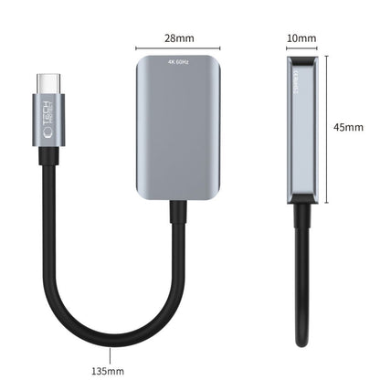 Adattatore Audio e Video USB-C - HDMI Tech-Protect Ultraboost, Nero