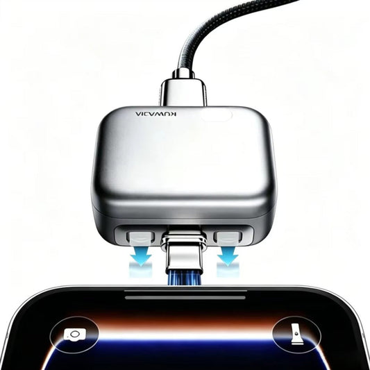 Adattatore Auto Disconnect USB-C KUWAJIA KH-51 per Alimentazione con Disconnessione Automatica e Protezione Batteria, Argento