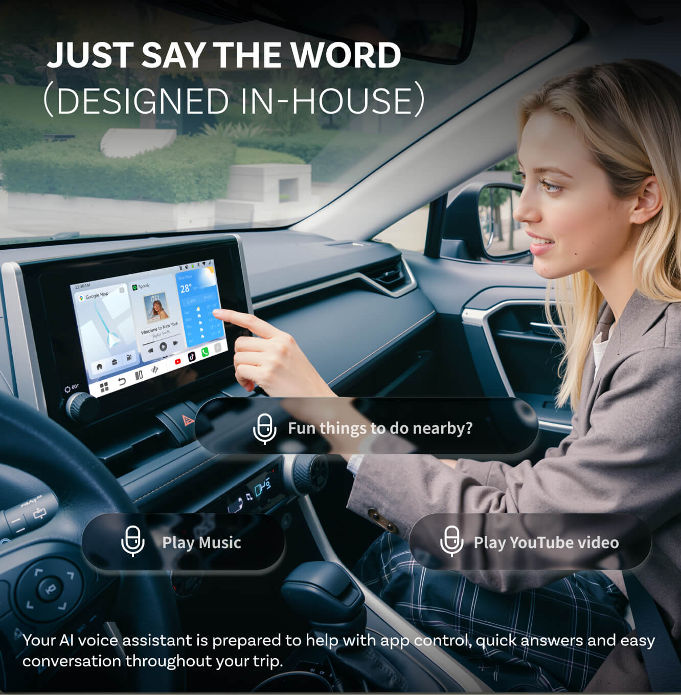 Adattatore Carplay / Android Auto Wireless Ottocast OttoAibox P3 Pro per Apple iPhone / Serie Android PCS61-T