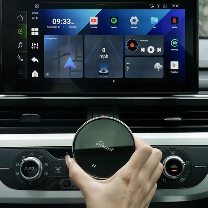 Adattatore Carplay / Android Auto Wireless Ottocast OttoAibox P3 Lite per Apple iPhone / Serie Android