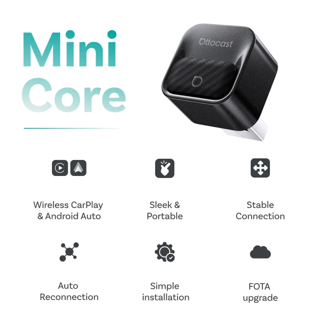 Adattatore Carplay / Android Auto Wireless Ottocast Mini Pico Style B per Apple iPhone / Android Series CA525-T3