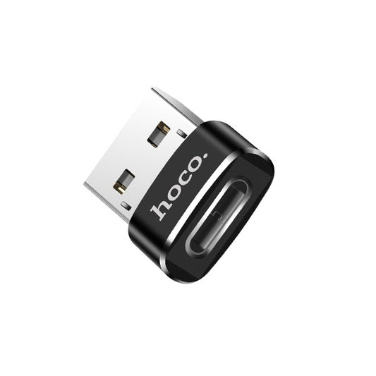 Adattatore dati e ricarica USB-C - USB-A HOCO UA6, nero