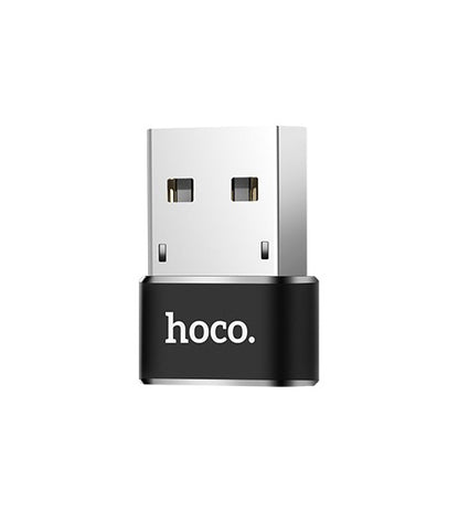 Adattatore dati e ricarica USB-C - USB-A HOCO UA6, nero