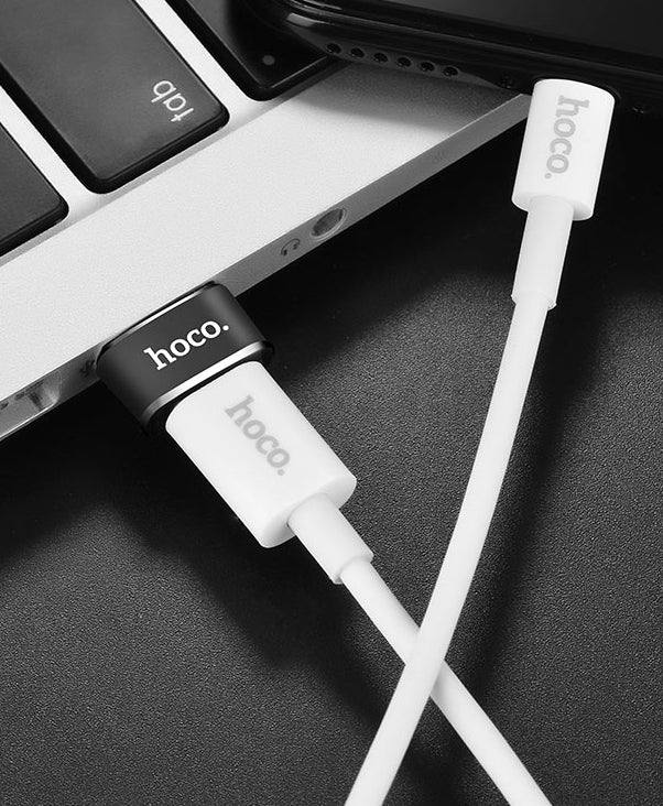 Adattatore dati e ricarica USB-C - USB-A HOCO UA6, nero