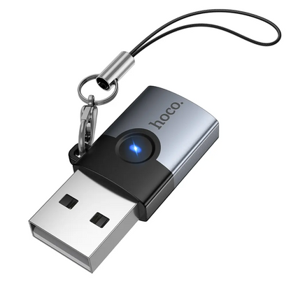 Adattatore Dati e Ricarica USB-C - USB-A HOCO UA46B, Grigio