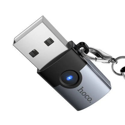 Adattatore Dati e Ricarica USB-C - USB-A HOCO UA46B, Grigio