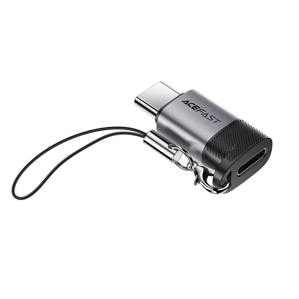 Adattatore Dati e Ricarica Lightning - USB-C Acefast J19, Grigio