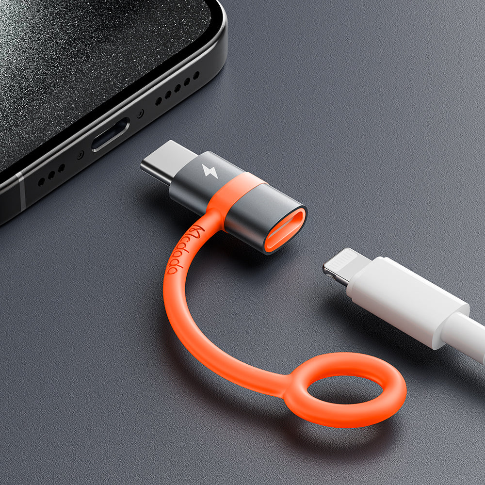 Adattatore Dati e Ricarica Lightning - USB-C McDodo OT-5530, Grigio