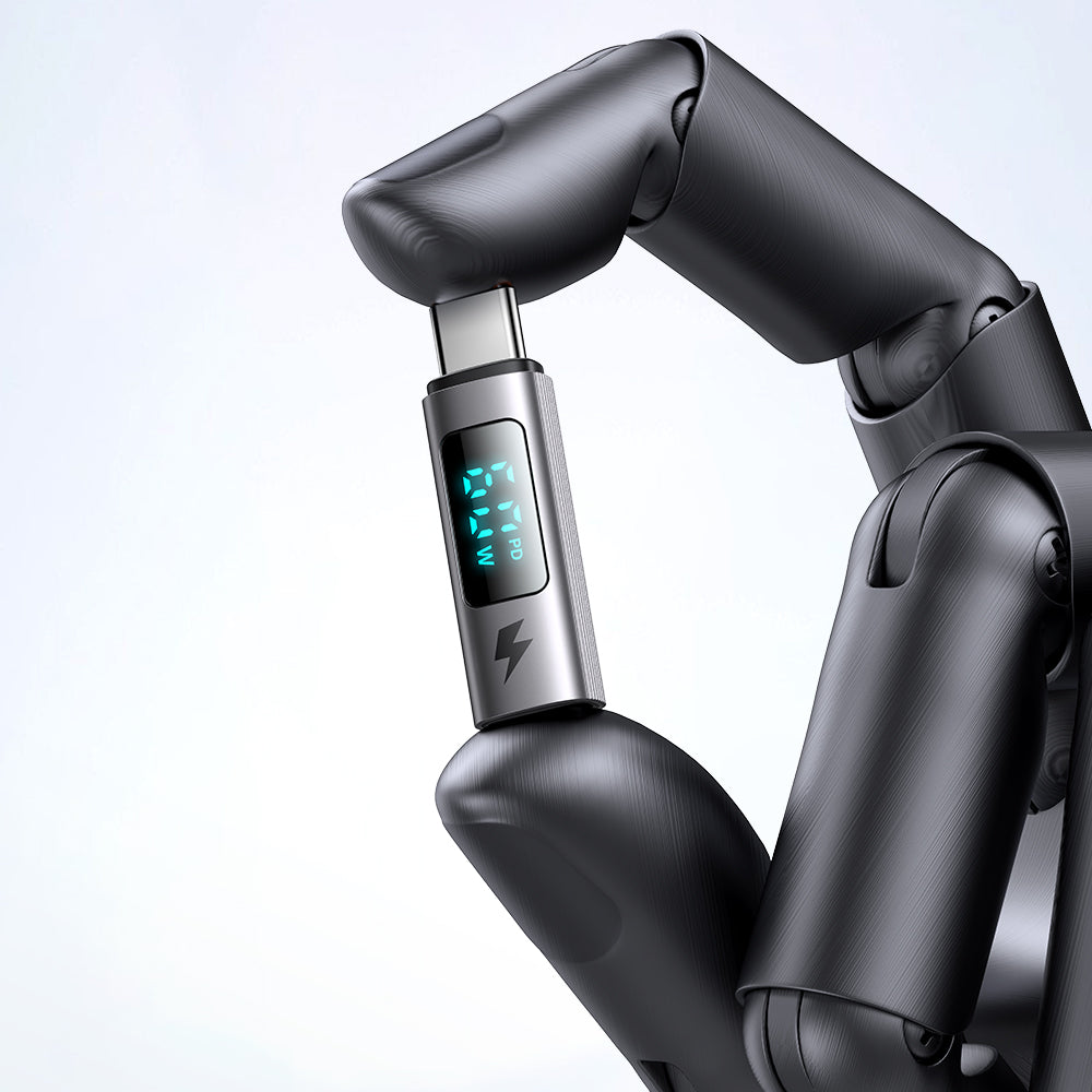 Adattatore Dati e Ricarica Lightning - USB-C McDodo OT-5990 Wales Display, Nero