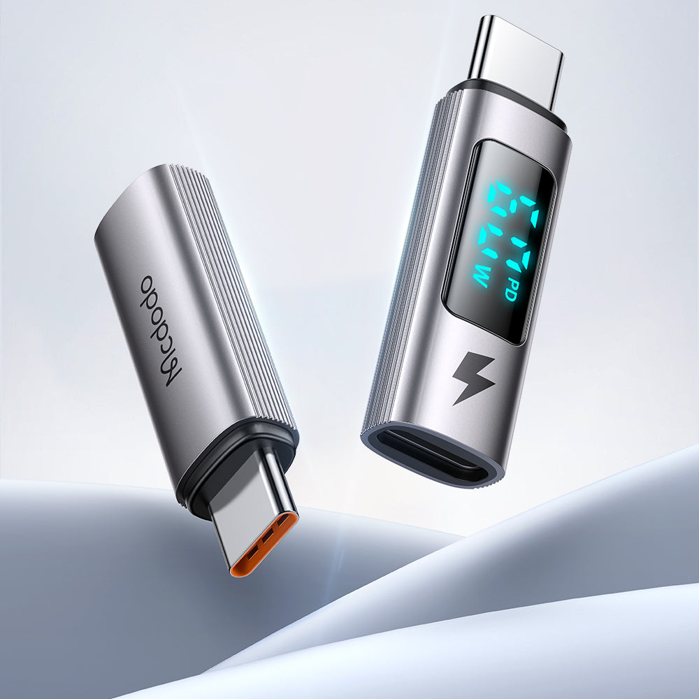 Adattatore Dati e Ricarica Lightning - USB-C McDodo OT-5990 Wales Display, Nero