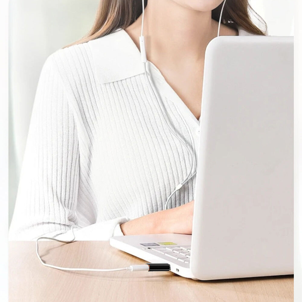 Adattatore Dati e Ricarica USB-C - USB-A Techsuit A5 HyperPort, Nero Arancione