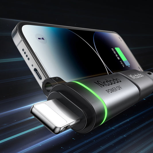 Adattatore Dati e Ricarica USB-C - Lightning McDodo OT-2590 Power Off, Nero