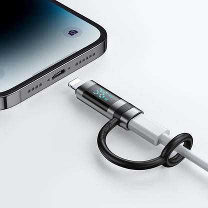 Adattatore Dati e Ricarica USB-C - Lightning McDodo OT-2610 Pigeon Display, Nero