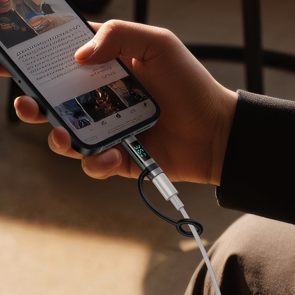 Adattatore Dati e Ricarica USB-C - Lightning McDodo OT-2610 Pigeon Display, Nero