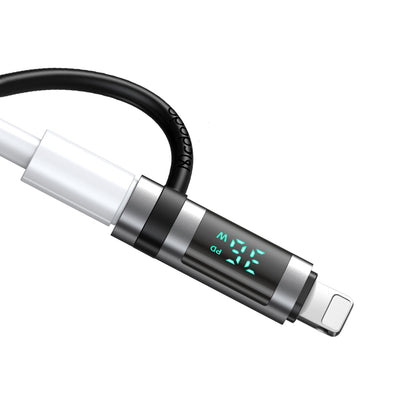 Adattatore Dati e Ricarica USB-C - Lightning McDodo OT-2610 Pigeon Display, Nero