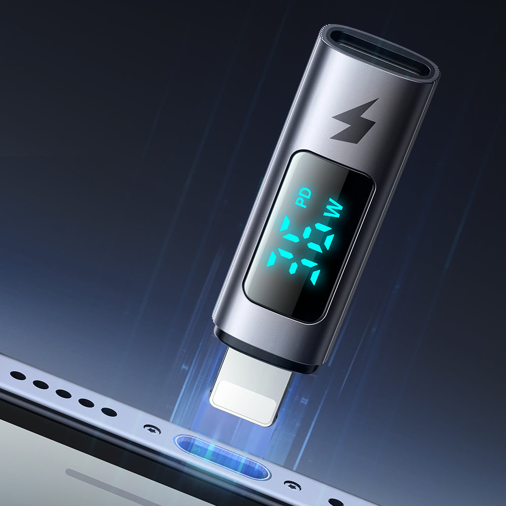 Adattatore Dati e Ricarica USB-C - Lightning McDodo OT-6100 Wales Display, Nero