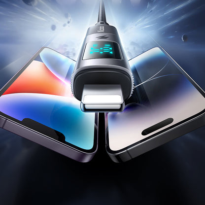 Adattatore Dati e Ricarica USB-C - Lightning McDodo OT-6100 Wales Display, Nero