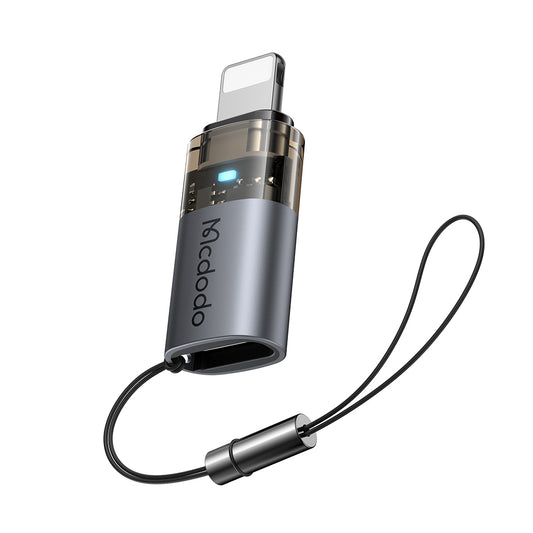 Adattatore Dati e Ricarica USB-C - Lightning McDodo OT-7630, Nero