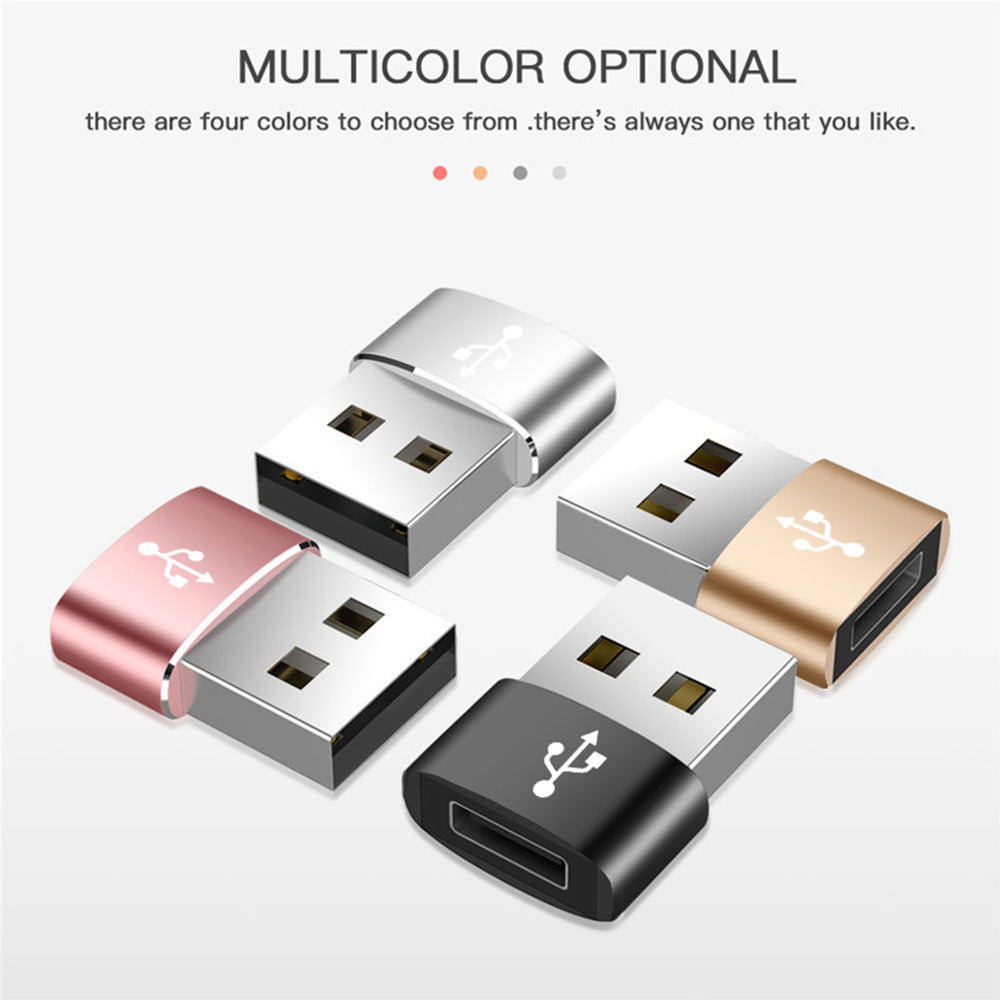 Adattatore Dati e Ricarica USB-C - USB-A Techsuit, Nero