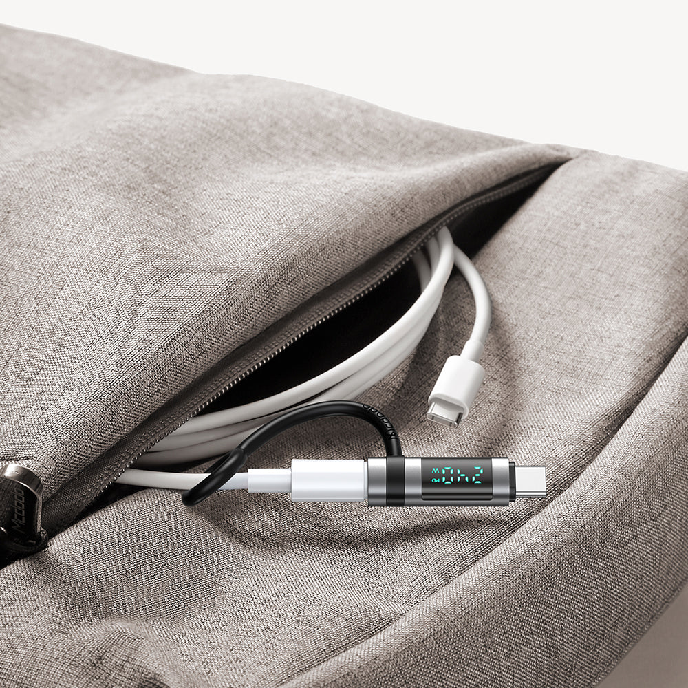 Adattatore Dati e Ricarica USB-C - USB-C McDodo OT-2620 Pigeon Display, Nero