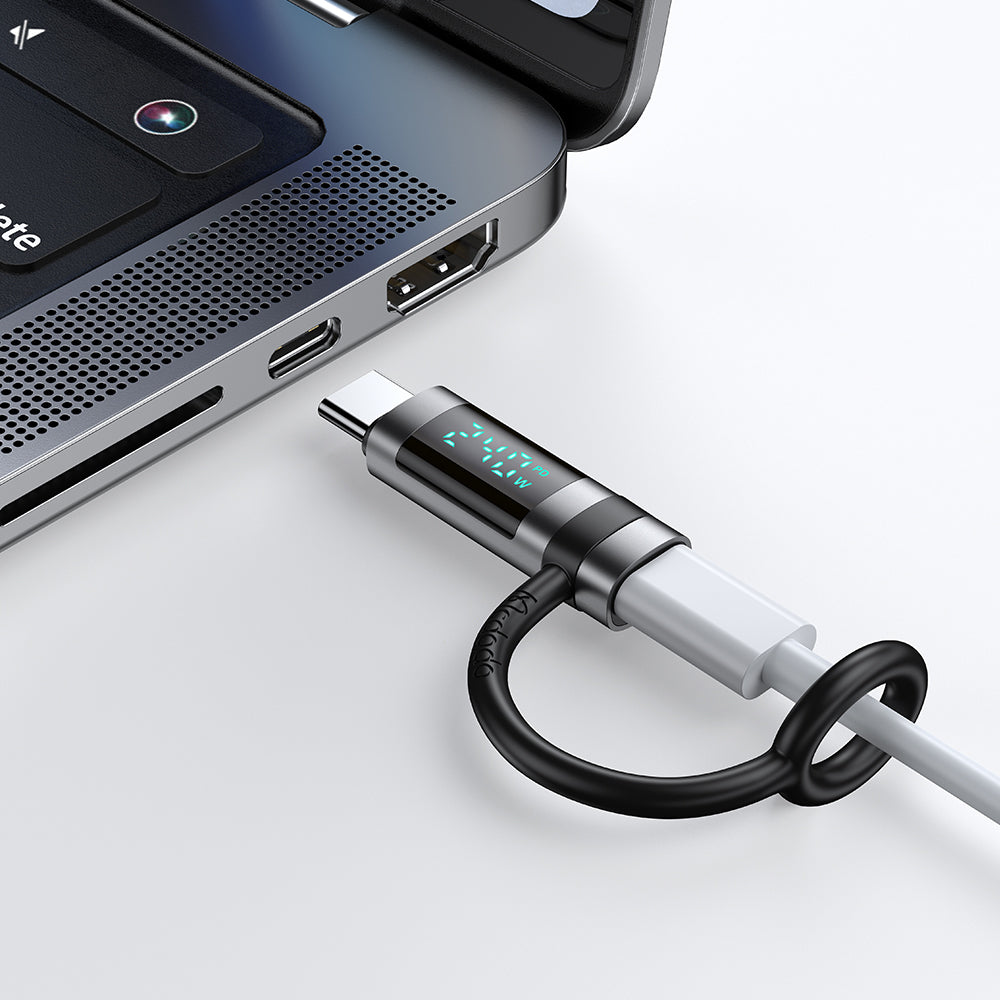 Adattatore Dati e Ricarica USB-C - USB-C McDodo OT-2620 Pigeon Display, Nero