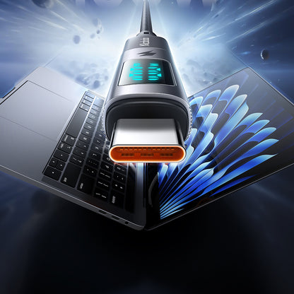 Adattatore Dati e Ricarica USB-C - USB-C McDodo OT-6090 Wales Display, Nero