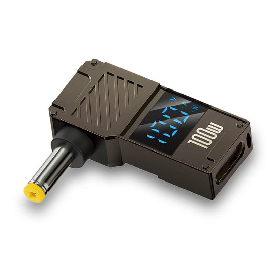 Adattatore di Ricarica Techsuit LaptopPlugX A22, DC - USB-C, Grigio