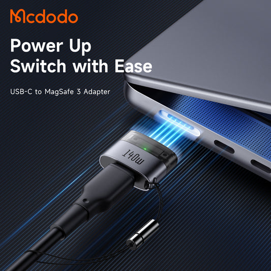 Adattatore di ricarica USB-C - MagSafe 3 McDodo OT-8850, Nero