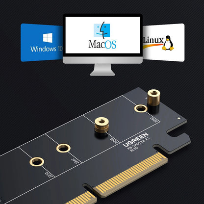 Adattatore Interfaccia SSD UGREEN CM465 (30715), NVMe M.2 - PCIe 4.0 X4