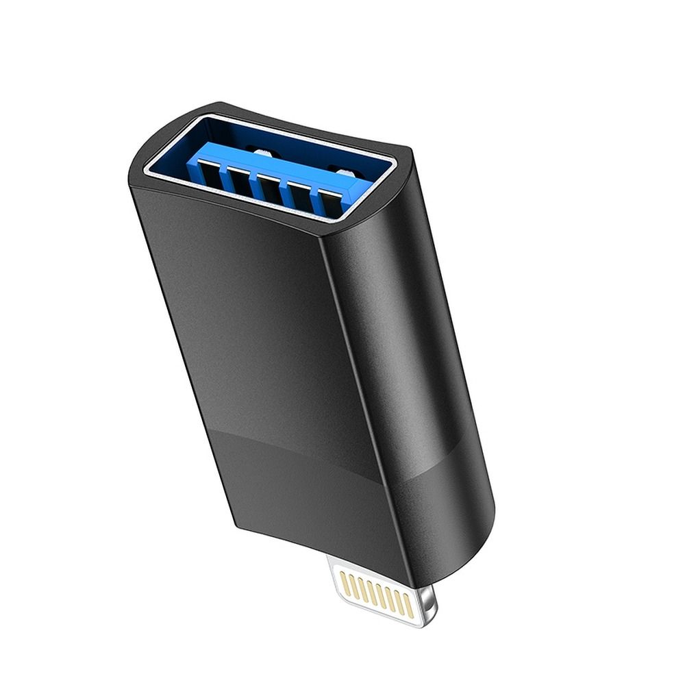 Adattatore OTG Lightning - USB-A HOCO UA17, Nero