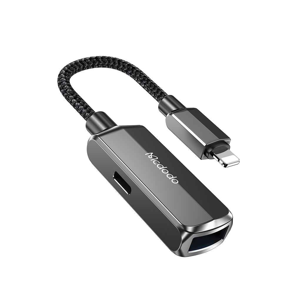 Adattatore OTG Lightning - USB-A McDodo CA-2690, Grigio