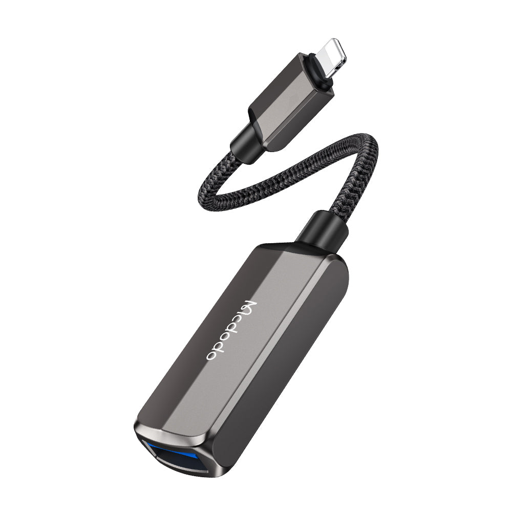 Adattatore OTG Lightning - USB-A McDodo CA-2690, Grigio