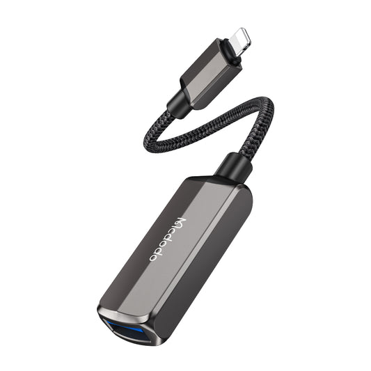Adattatore OTG Lightning - USB-A McDodo CA-2690, Grigio