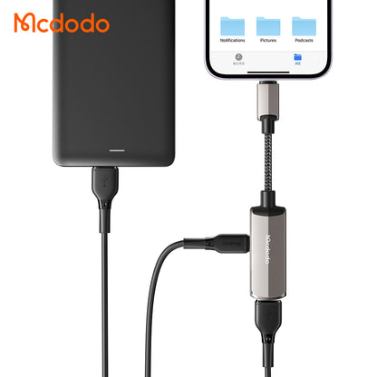 Adattatore OTG Lightning - USB-A McDodo CA-2690, Grigio