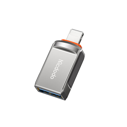 Adattatore OTG Lightning - USB-A McDodo OT-8600, Grigio