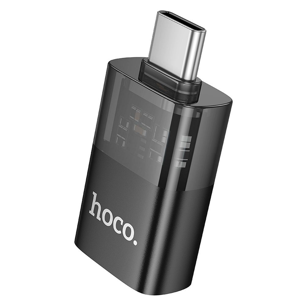 Adattatore OTG USB-C - USB-A HOCO UA36B, Nero