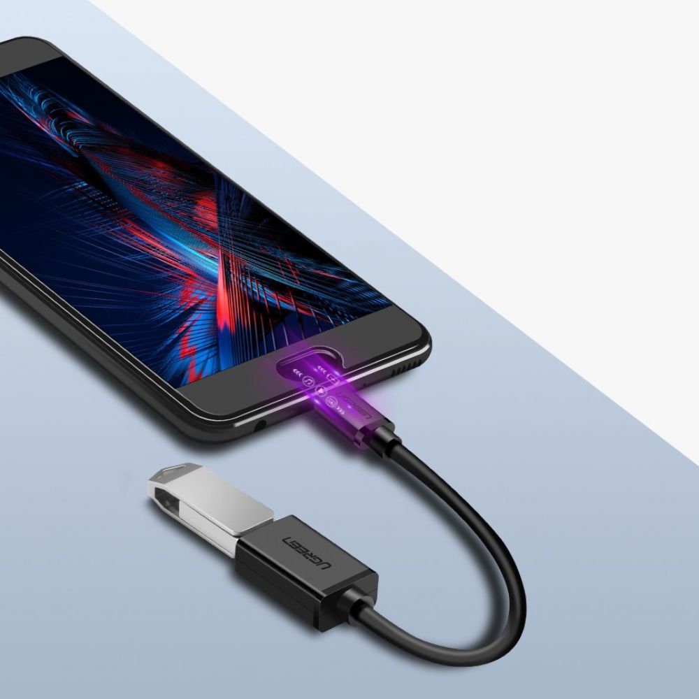 Adattatore USB-C a USB-A OTG UGREEN US154, nero 