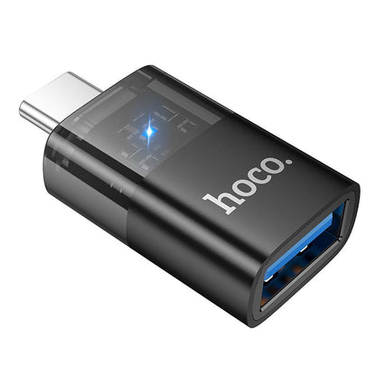 Adattatore OTG USB-C - USB-A HOCO UA36B, Nero