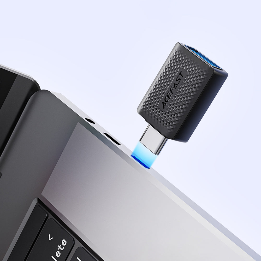 Adattatore OTG USB-C - USB-A Acefast J1, Nero