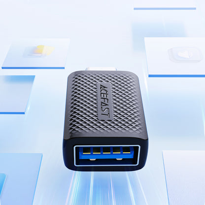 Adattatore OTG USB-C - USB-A Acefast J1, Nero