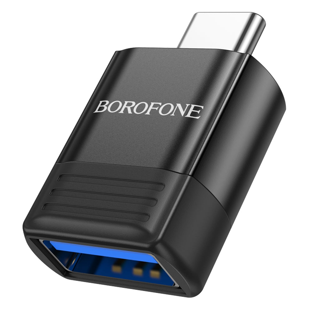 Adattatore OTG USB-C - USB-A Borofone BV18, Nero