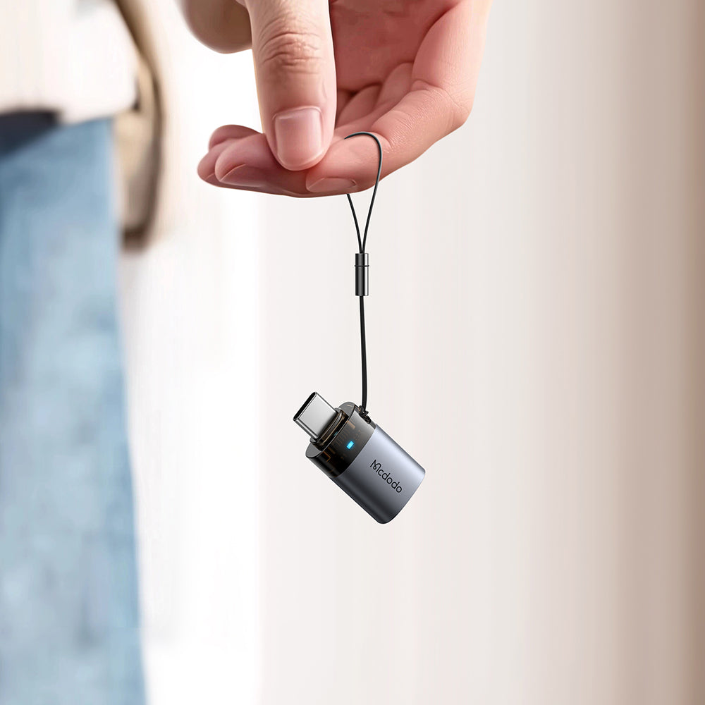 Adattatore OTG USB-C - USB-A McDodo OT-7400, Nero