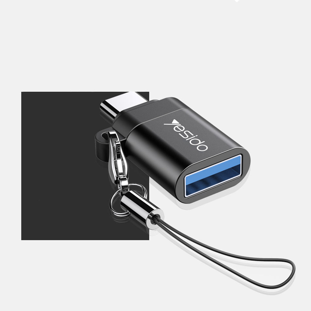 Adattatore OTG USB-C - USB-A Yesido GS06, Nero
