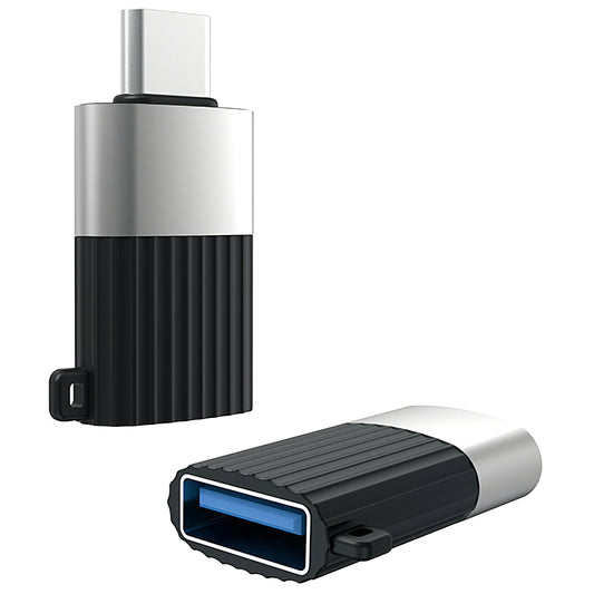 Adattatore OTG USB-A - USB-C XO Design NB149-F, Nero