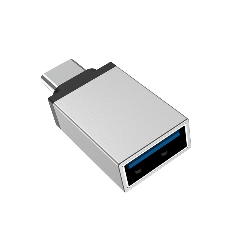 Adattatore OTG USB-A - USB-C Borofone BV3, Argento