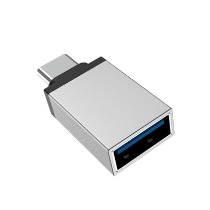 Adattatore OTG USB-A - USB-C Borofone BV3, Argento