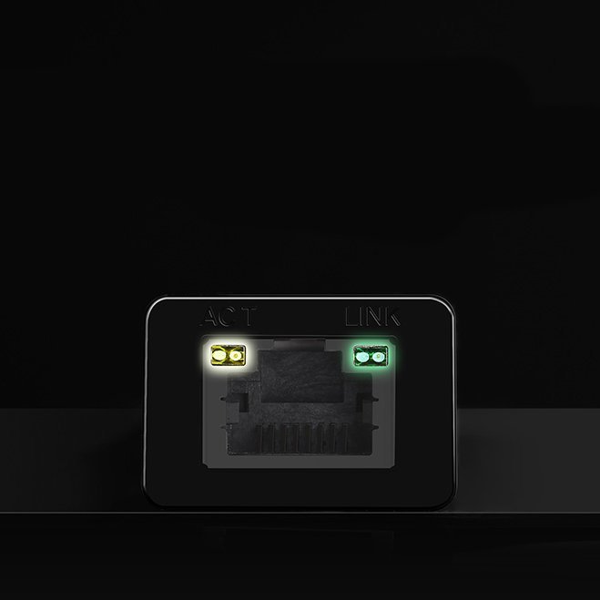 UGREEN CR110 Network Card, RJ45, USB, Black