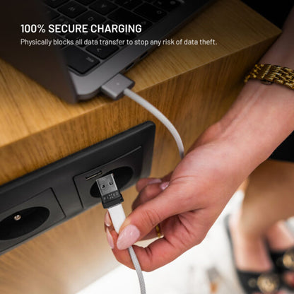 Adattatore USB Blocco Dati Fixed, USB-A / USB-C, 2in1, Nero